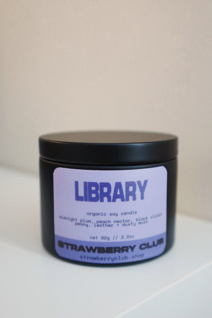 Library Soy Candle