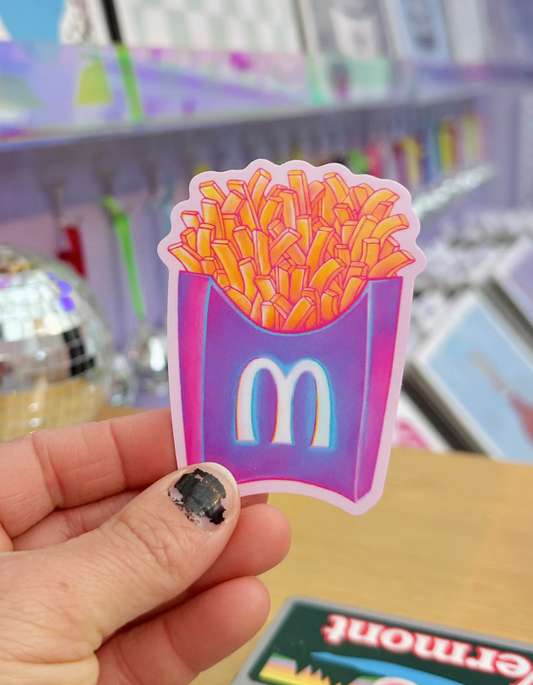 McDonalds Fries Sticker