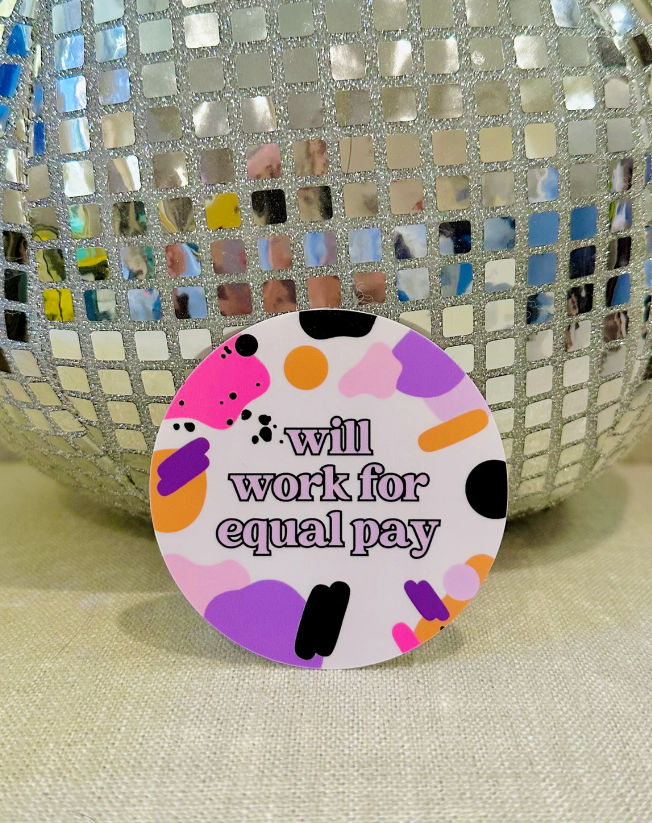 Will Work For Equal Pay Sticker