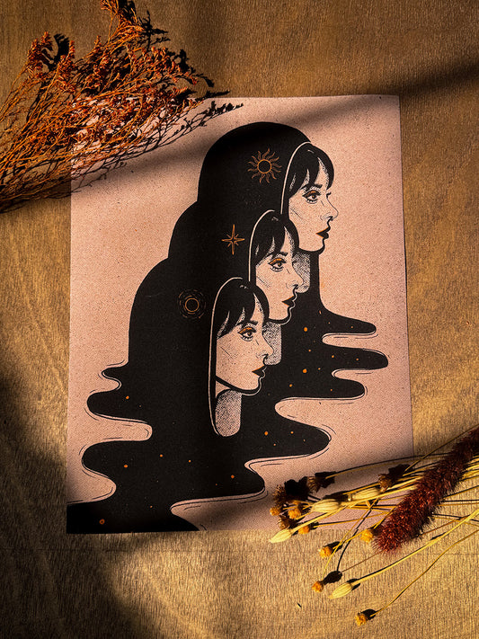 Lifting The Veil Art Print